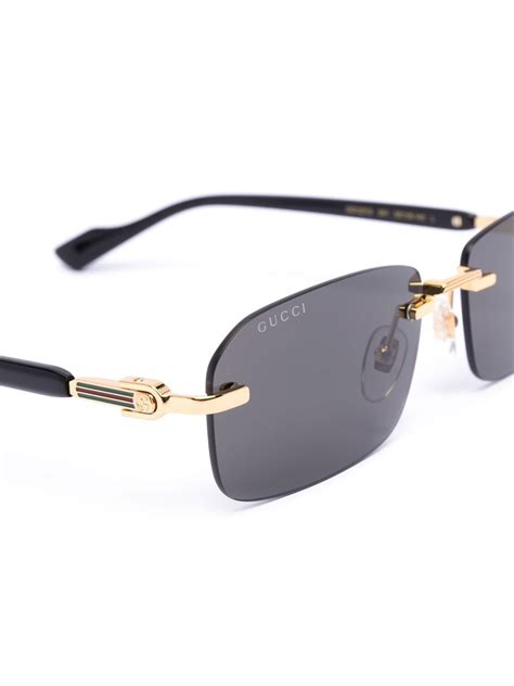 gucci 35mm rimless sunglasses|are Gucci glasses unisex.